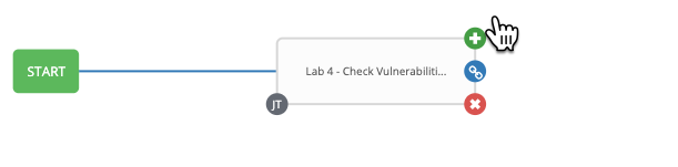 Add a new job template to canvas