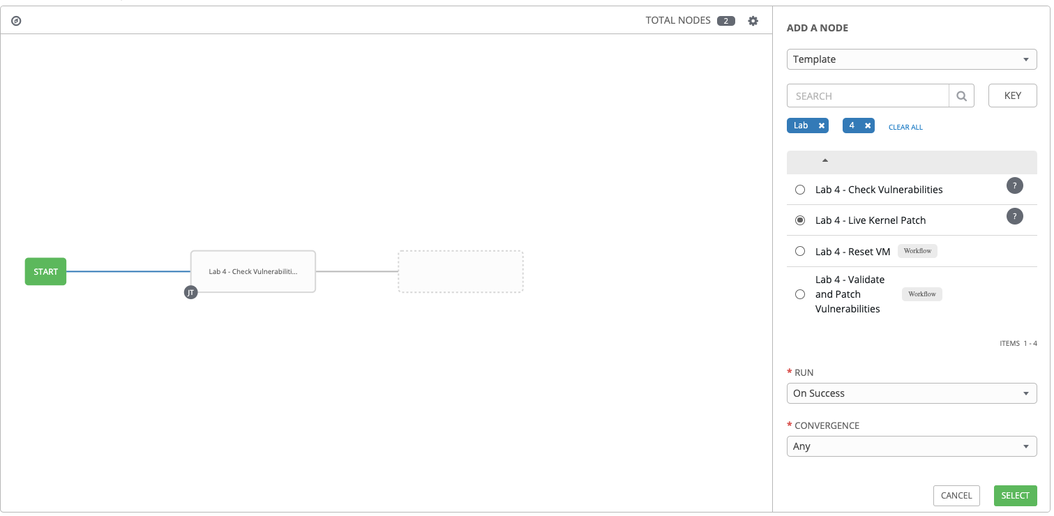 Add Lab 4 - Live Kernel Patch Job Template